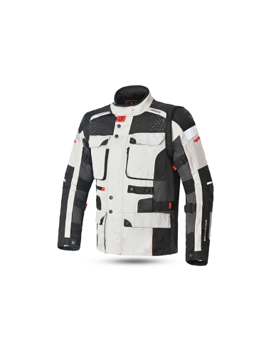 Bela Cross Road Extreme WP Motorcycle Touring Jacket Ice/Grey/Black