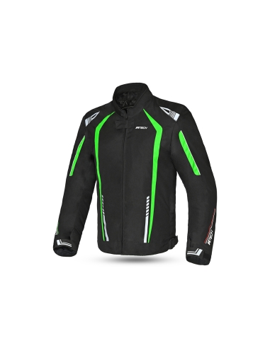 R-TECH - Chaqueta Textil Marshal Negro/Verde