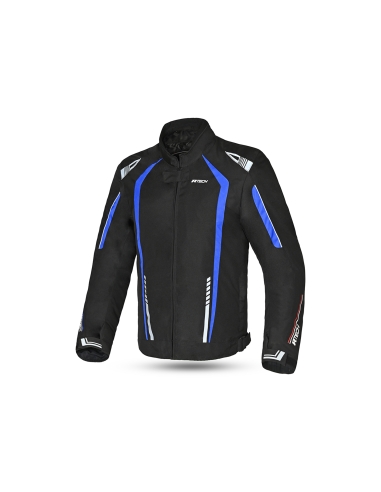 R-TECH - Chaqueta Textil Marshal  Negro/Azul