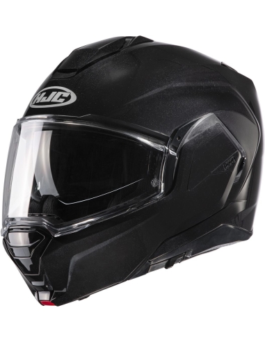 hjc i100 noir metal / metal black full face modular motorbike helmet