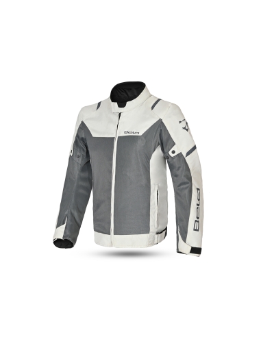 Bela Mesh Pro Men Blouson Moto été Gris/Glace