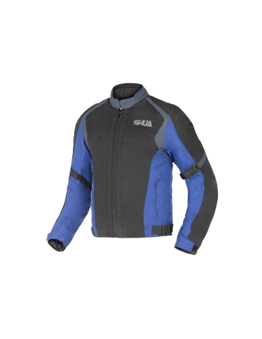 SHUA - Chaqueta Textil Track Negro/Azul