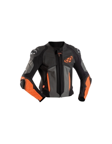 IXON- CHAQUETAS VENDETTA JKT EVO BLACK/ANTHRACITE/ORANGE