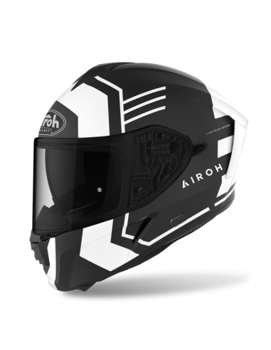 Airoh Spark Thrill noir mat casque moto intégral sport touring