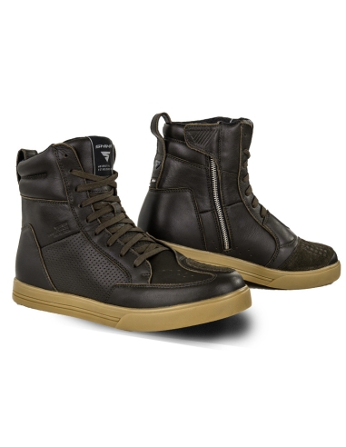 Bota de cuero para moto Touring urbana SHIMA Blake marrón