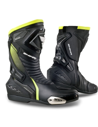 SHIMA RSX-6 Botas Deportivas de Motociclismo Amarillo Fluo