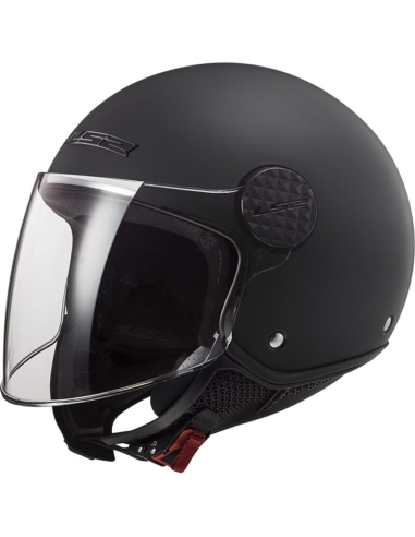 LS2 OF558 Sphere-Lux maxca scooter open face nero opaco casco da moto