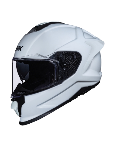 SMK TITAN GLOSS GL100  Motorcycle Sports Touring FULL FULL HELMET White