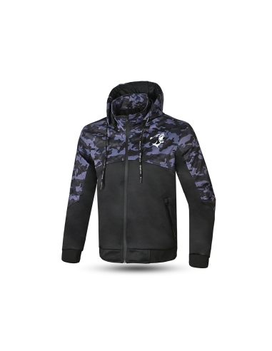 BELA - Sudadera Textil Camo Rush Black/blue