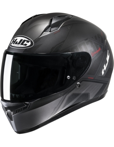 hjc c10 inka mc1sf roter vollvisier motorrad rennhelm