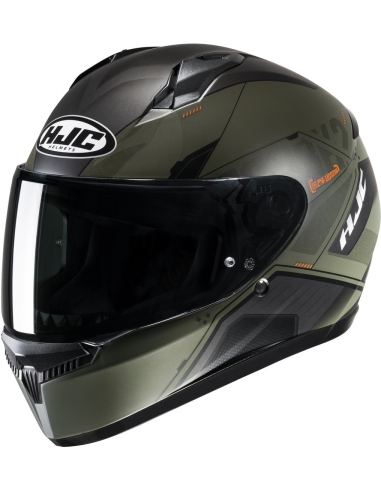 hjc c10 inka mc7sf orange  full face motorbike racing helmet