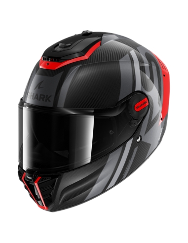 shark spartan RS shawn mat carbon orange silver full face sports motorbike helmet