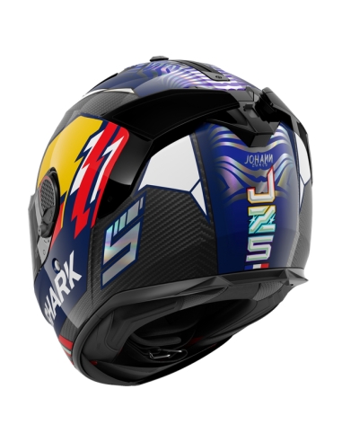 SPARTAN GT REPLIKAN ROSSO CASCO INTEGRALE IN FIBRA SHARK - Motorrace