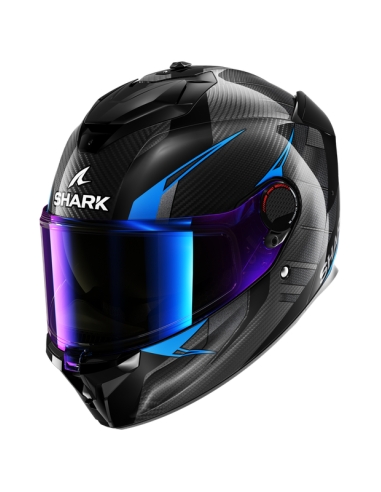 Shark - SPARTAN GT PRO CARBON Carbon Black Bleu