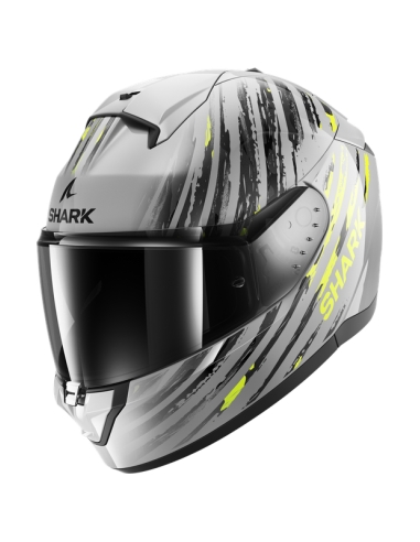 Shark ridill 2 bersek argent anthracite jaune casque intégral sur route moto