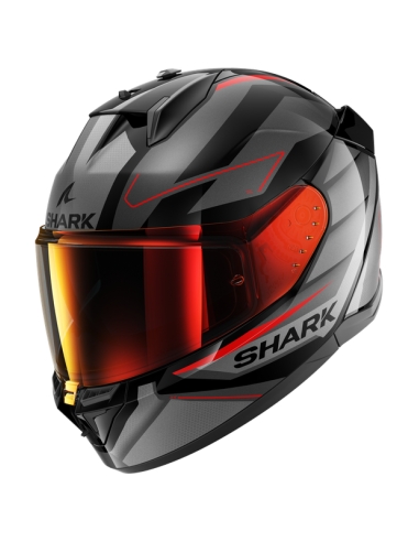 Shark D-Skwal 3 sizler Black Anthracite Red full face motorbike helmet