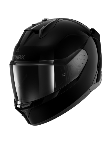 Shark D-Skwal 3 sizler blank black full face on road motorbike helmet