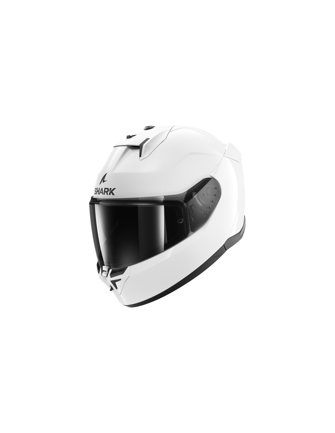 Shark D-Skwal 3 sizler blank white azur full face road crash