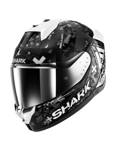 Shark Skwal i3 Zwart Chroom Zilver integraalhelm motor toerhelm