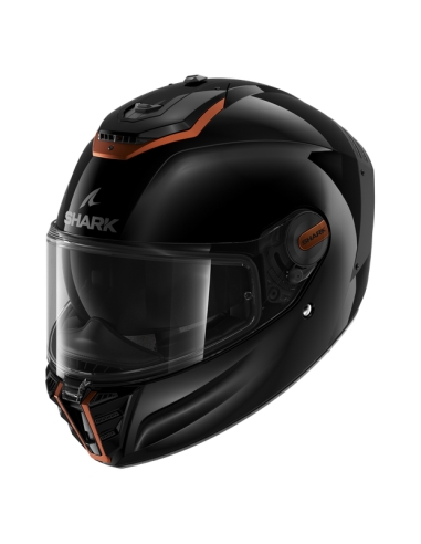 shark spartan rs black cupper black roadster full face helmet