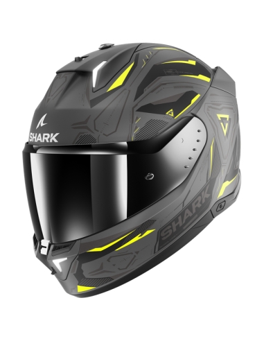 Shark Skwal i3 anthracite yellow black motorbike on road Full Face Helmet