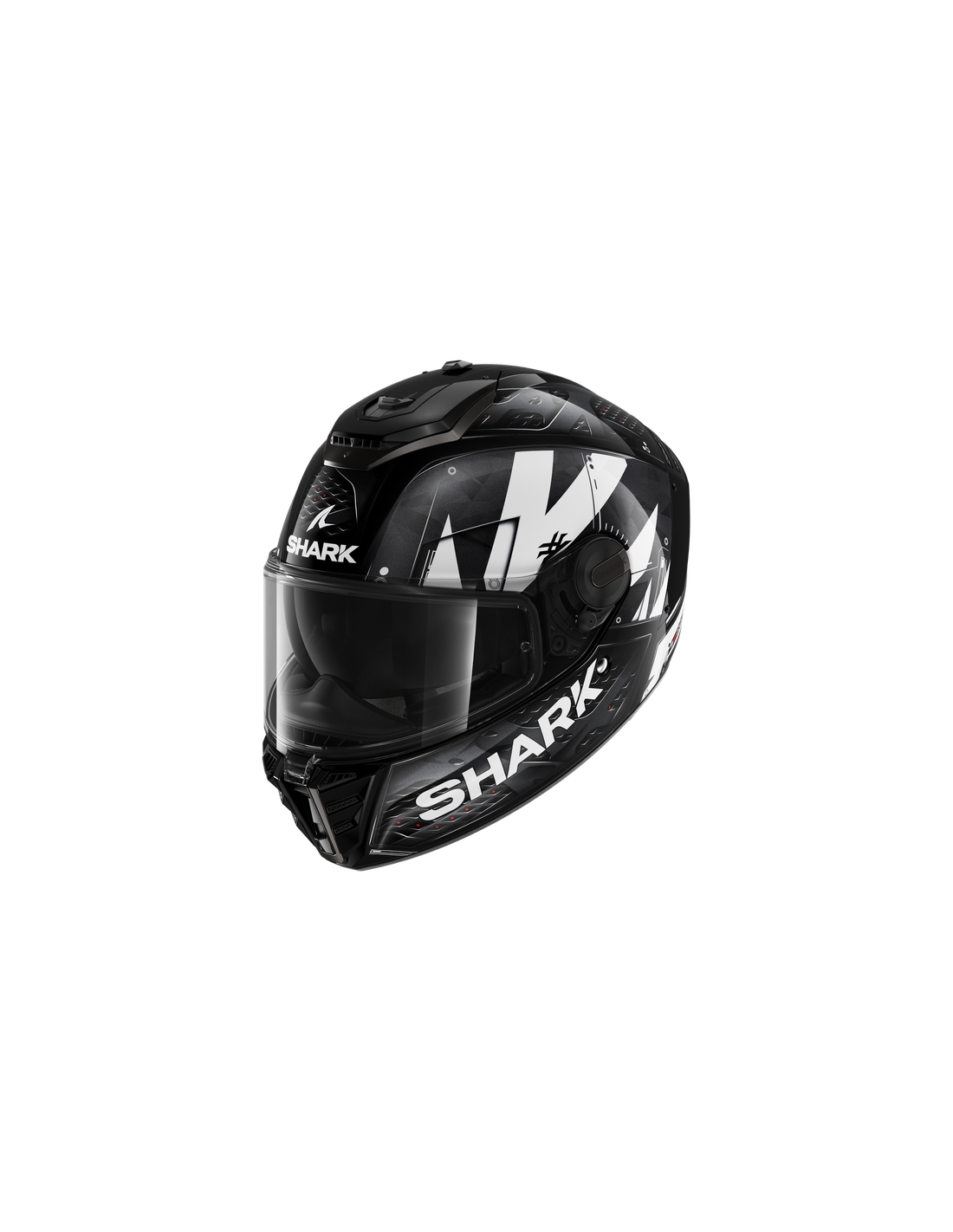 Casco Integrale Shark Spartan RS Stingrey Nero Antracite Bianco