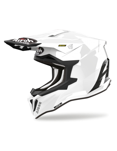 Airoh Strycker weiß glänzender Motocross-Dirtbike-Helm