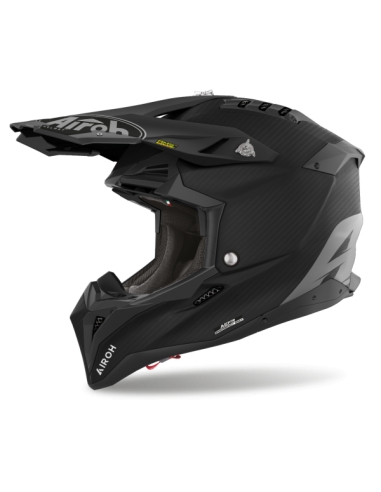 Capacete de motociclismo off road Airoh aviator 3 carbono mate