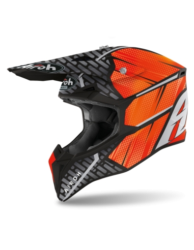 Airoh Wraap Idol orange mat pour casque moto tout terrain