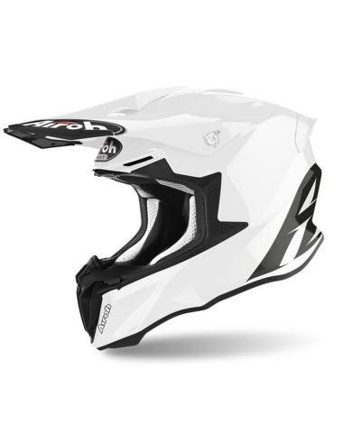 AIROH - CASCOS TWIST 2.0 COLOR WHITE GLOSS OFF ROAD MOTORCYCLE HELMET