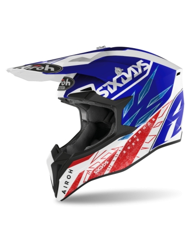 AIROH - CASCOS WRAAP SIX DAYS 2022 FRANCE GLOSS