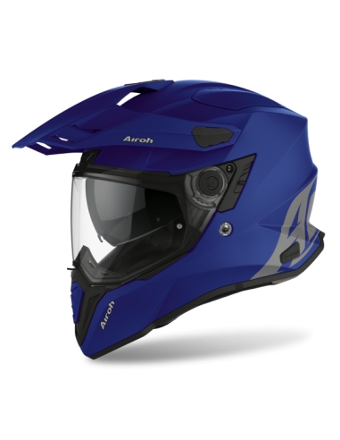 AIROH COMMANDER COULEUR BLEU MAT Casque intégral de course de moto