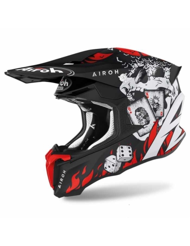 AIROH - CASCO DE MOTO OFF ROAD CASCOS TWIST 2.0 HELL MATT