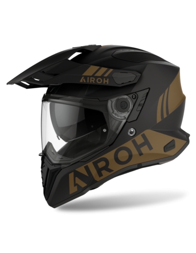 Casco Airoh commander oro mate integral moto aventura