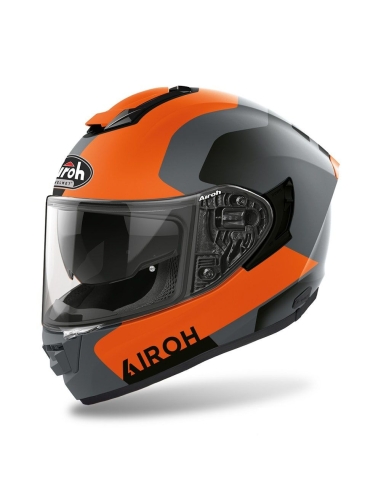 AIROH ST.501 SQUARE ON ROAD FULL FACE MOTORCYCLE HELMET ORANGE MATT