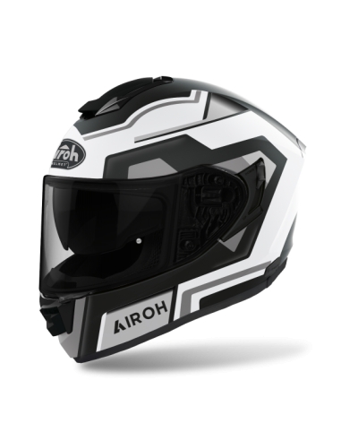 Airoh ST.501 cuadrado negro mate en carretera casco integral de moto