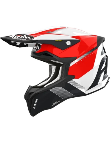 AIROH - CASCO STRYCKER BLAZER DIRT BIKE ROJO BRILLANTE