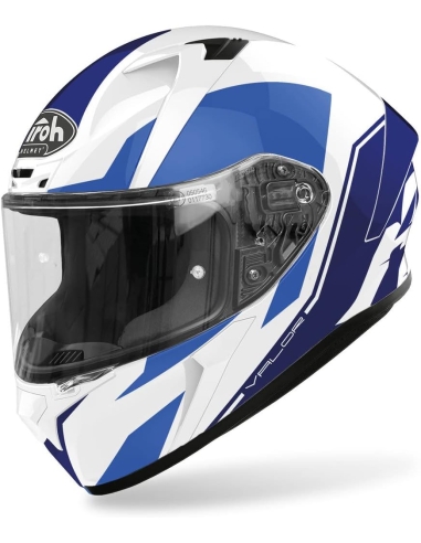 AIROH - CASCOS VALOR WINGS AZUL BRILLO CASCO INTEGRAL MOTO TURISMO