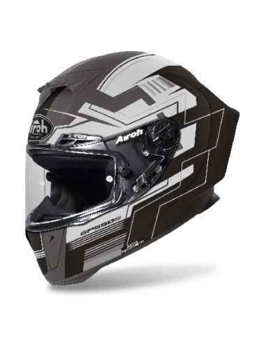 Airoh GP550 S Rush Challanege Black Matt Casque moto de tourisme intégral