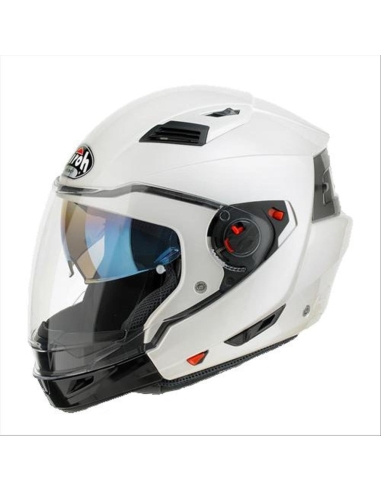 Airoh Executive Color BLANC BRILLANT Casque de moto de tourisme sur route