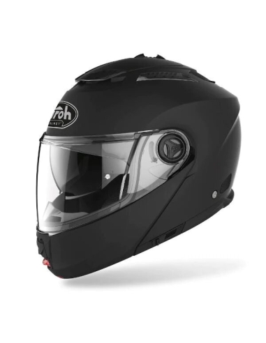 Casque de moto d'équitation urbaine Airoh Phantom-S Touring Flip Front NOIR MAT