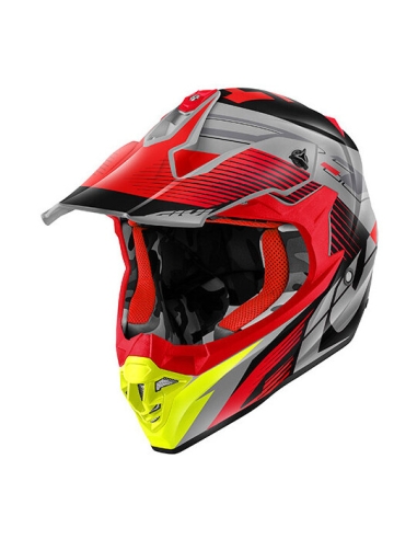 NEW Givi 60.1 FRESH Cross Enduro Motorcycle Helmet Red Black Titanium