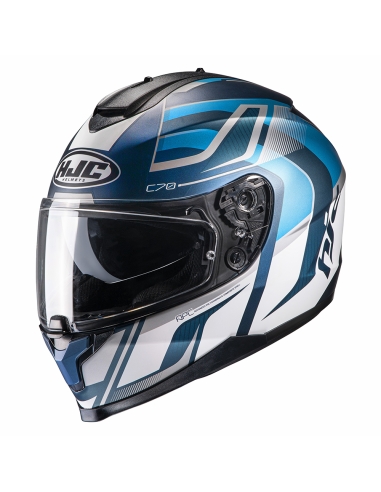 HJC C70 Lantic MC2SF Casque de moto de tourisme bleu