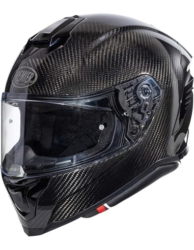 Casco Integral De Motocicleta Premier HYPER Carbon Brillante