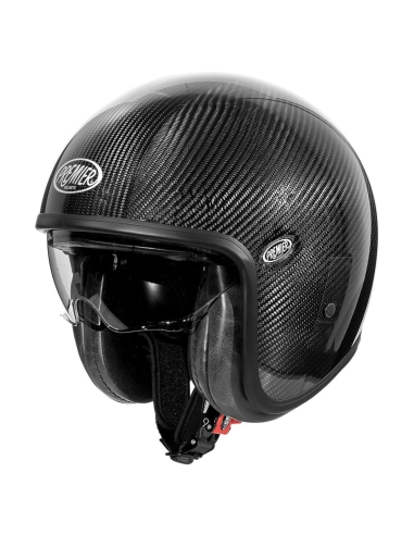 Premier VINTAGE CARBON Casco Jet Moto Jet