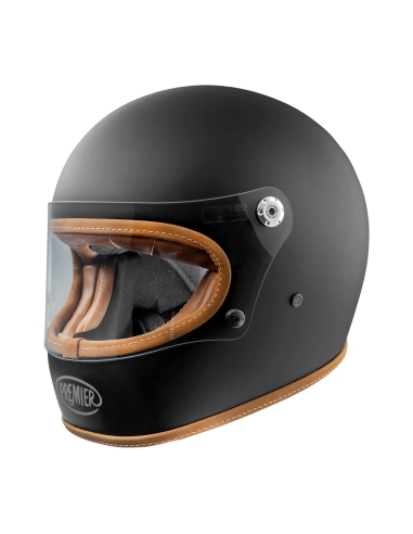 Casque moto intégral de tourisme Premier PLATINUM ED.U9BM noir mat