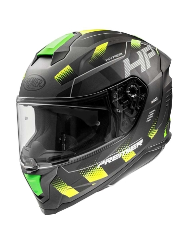 Casque de moto intégral Premier Hyper HP6 BM Racing