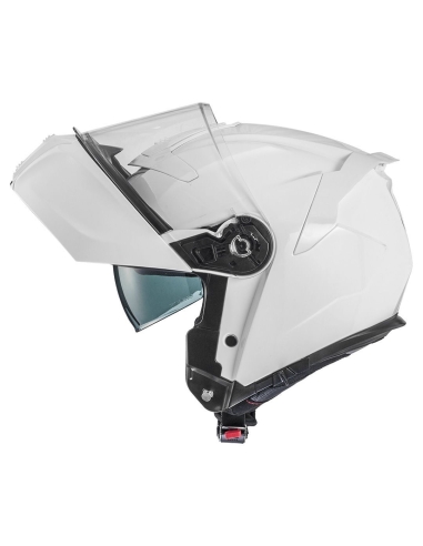 premier legacy gt u8 white flip up modular motorbike helmet