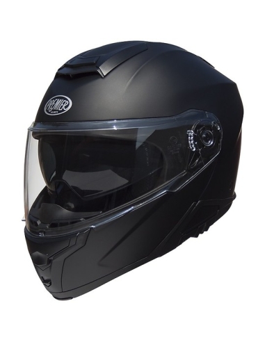 PREMIER GENIUS EVO U9BM NEGRO FLIP UP CASCO MOTO TURISMO