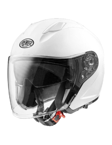 CASQUE DE MOTO DE SPORT OUVERT PREMIER DOKKER U8 BLANC